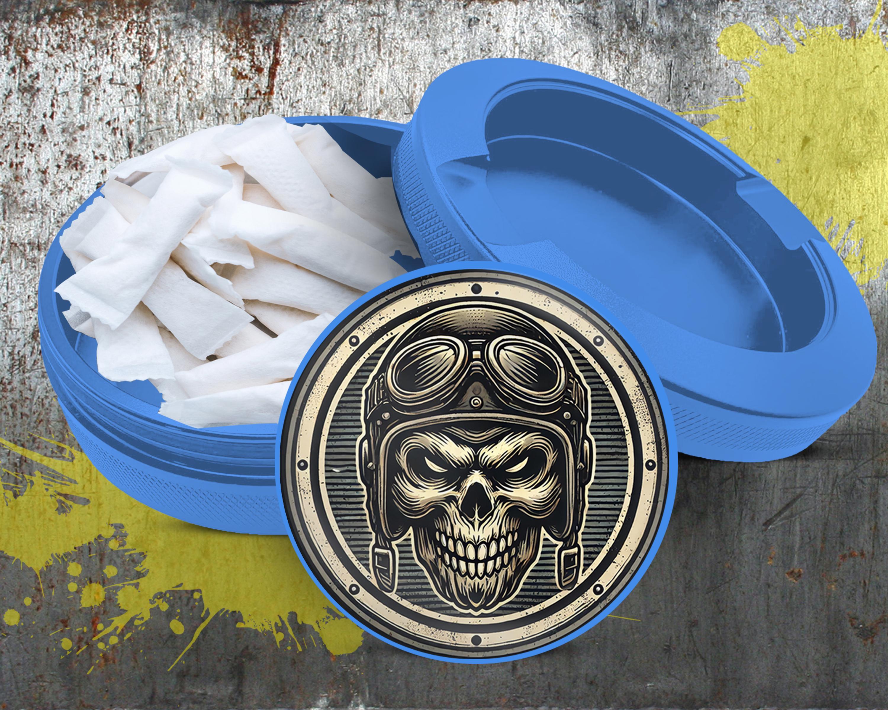 Metal Snus Container, Gothic Skull Snus Can, Last Minute Gifts for Him ...