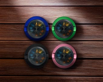 Yggdrasil Nine Realms Wheel Snus Holder, Gifts For Him, Cool Snus Container, Snus Pouch Can, Stocking Stuffers for Men, Nic Container