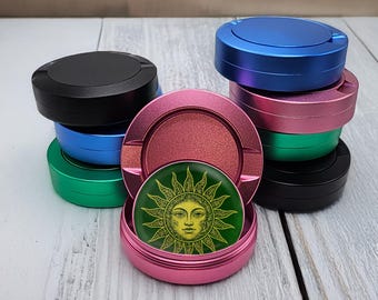 Golden Sun Snus Holder, Birthday Gifts For Her, Nic Pouch Can, Dip Container, Tobacco Pouch Case, Storage Can, Small Gift, Aluminum Tin