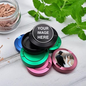 Custom Snus Container With Photo, Personalized Image Snus Can, Homeware Gift, Metal Zin Can, Fall Host Gift, Custom Tin, Add Your Logo