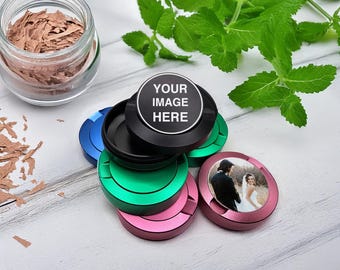 Recipiente para snus personalizado, recipiente con foto, regalo personalizado, lata de snus con imagen, artículos para el hogar, lata de metal, regalo para él, agrega tu logotipo, lata para masticar