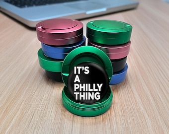 It's A Philly Thing Pouch Holder, Metal Snus Tin, Philadelphia Snus Container, Tobacco Can, Gift For Father, Chew Can, Storage Organization