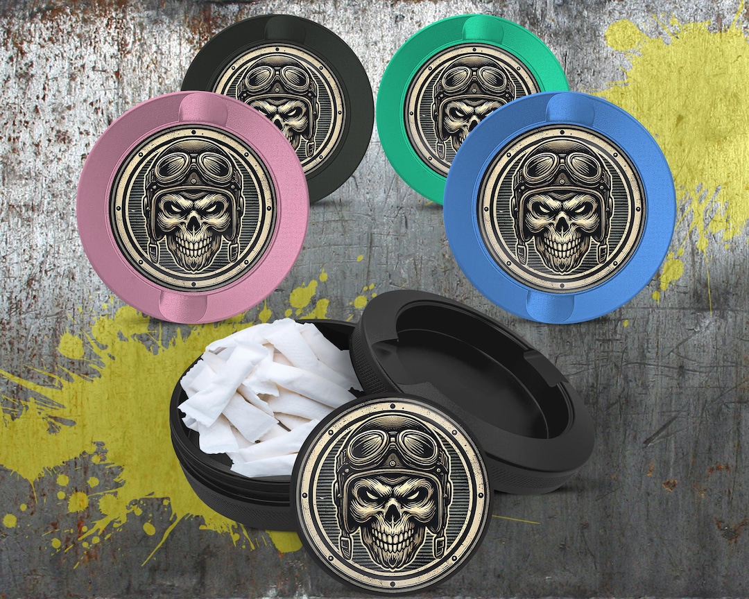 Last Snus Metal Snus Container, Gothic Skull Snus Can, Last Minute Gifts for Him ...