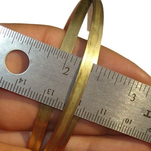 Brass Bezel Wire - Handmade - 3.5mm wide - 28g - 4 feet length