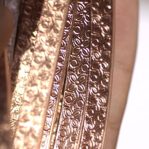 Copper Ring Stock Shank 4.5mm Flourish Textured Metal Cane Strip - Ring Bezel  Wire - Supply Diva