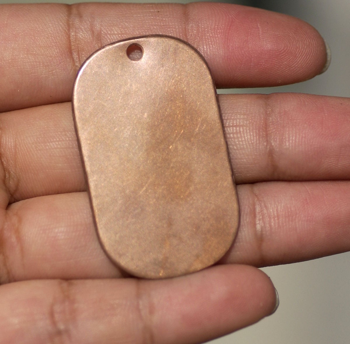 Large Dog Tag 42mm x 25mm Cutout Shape with hole for Jewelry Etsy