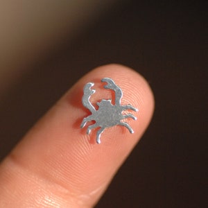 My MOST Super Tiny Crab Blank Cutout for 24g DIY Jewelry Soldering Tiny Blanks for Jewelry Making Mini shape, Supplies by SupplyDiva
