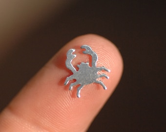 My MOST Super Tiny Crab Blank Cutout for 24g DIY Jewelry Soldering Tiny Blanks for Jewelry Making Mini shape, Supplies by SupplyDiva