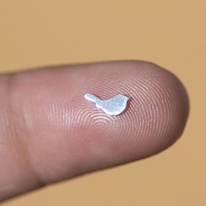 My MOST Tiny Bird Blank Cutout for 24g Metalworking Soldering Stamping Texturing Blanks variety of Metals, Miniature bird shape small supply