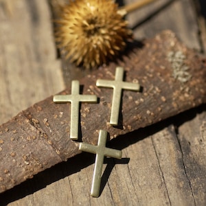 Metal Blanks Classic Religious Cross 21mm x 14mm 20g copper, brass, or bronze