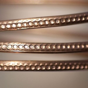 Patterned ring band wire 3mm Honeycomb pattern for making rings, copper, brass, bronze, nickel silver