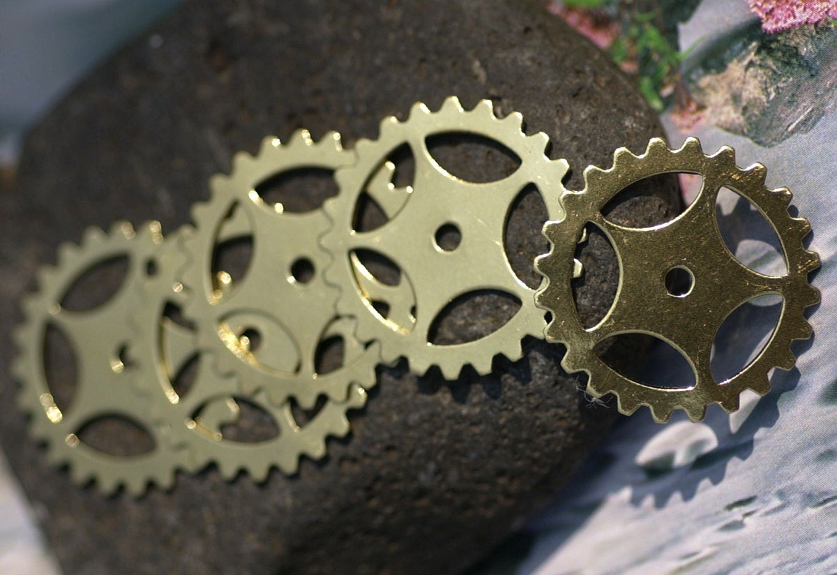 Brass 25mm Gear Cog Blank Cutout for Metalworking Stamping Etsy