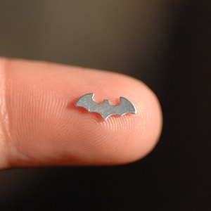My MOST Super Tiny  Bat I Blank Cutout for 24g Metalworking Soldering Stamping Texturing Blanks 5 pieces