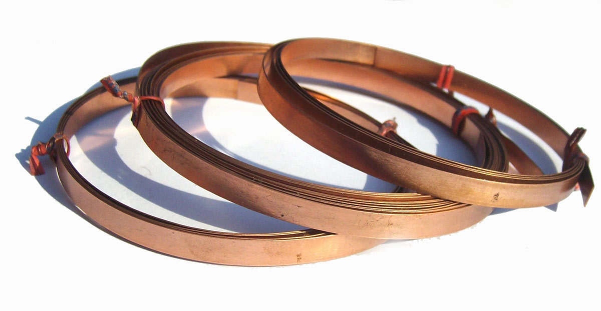 Pure Copper Bezel Wire - Handmade - 5mm Wide 20g Gauge 3 Feet - Etsy