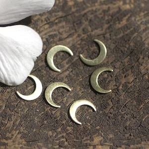 My MOST Super Tiny Moon Blank Cutout for 24g DIY Jewelry Soldering Tiny Blanks for Jewelry Making Mini shape, Supplies by SupplyDiva