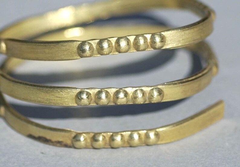 Dots Ring Shank 4.5mm Thick Heavy Gauge Bracelet Wire for Etsy