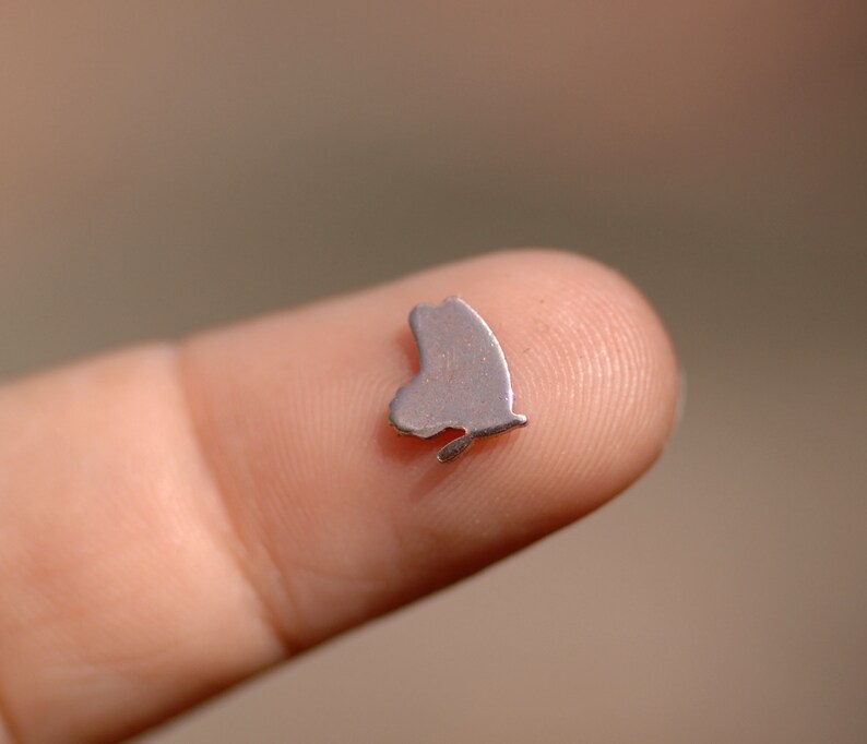 Most Tiny Metal Landing Butterfly Mini Blanks Most Tiny Metal Landing Butterfly Mini Blanks