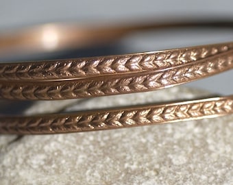 Ring Stock, Ring Shank, Textured Metal Wire, Jewelry wire 3.4mm - For Rings Bracelets Pendants Earrings, Wire wrapped Jewelry