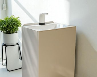 Compact Portable Hand Wash Station, Submersible Pump Sink