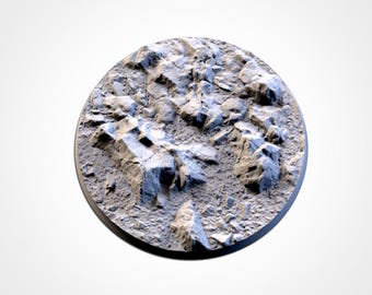 Stony Desert Rundbasen, szenische Basis, rund 25 bis 100 mm, oval 60 x 35 mm bis 170 x 105 mm
