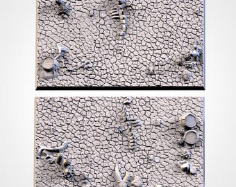 Desert Square Bases, szenische Basis, 20 x 20 mm bis 100 x 150 mm
