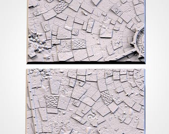 Sacred Temple Square Bases, szenische Basis, 20 x 20 mm bis 100 x 150 mm
