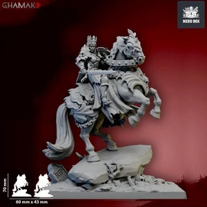 Vampire Count, master necromancer on nightmare, vampire thrall, undead necromancer army, undead captain, count and duke kit