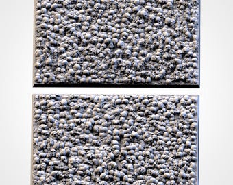 Skull Square Bases, szenische Basis, 20 x 20 mm bis 100 x 150 mm