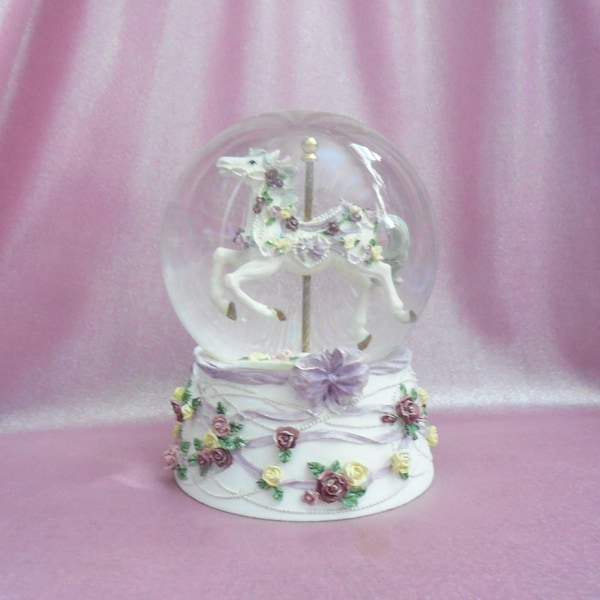 San Francisco Music Box Company Carousel Horse Music Box Etsy