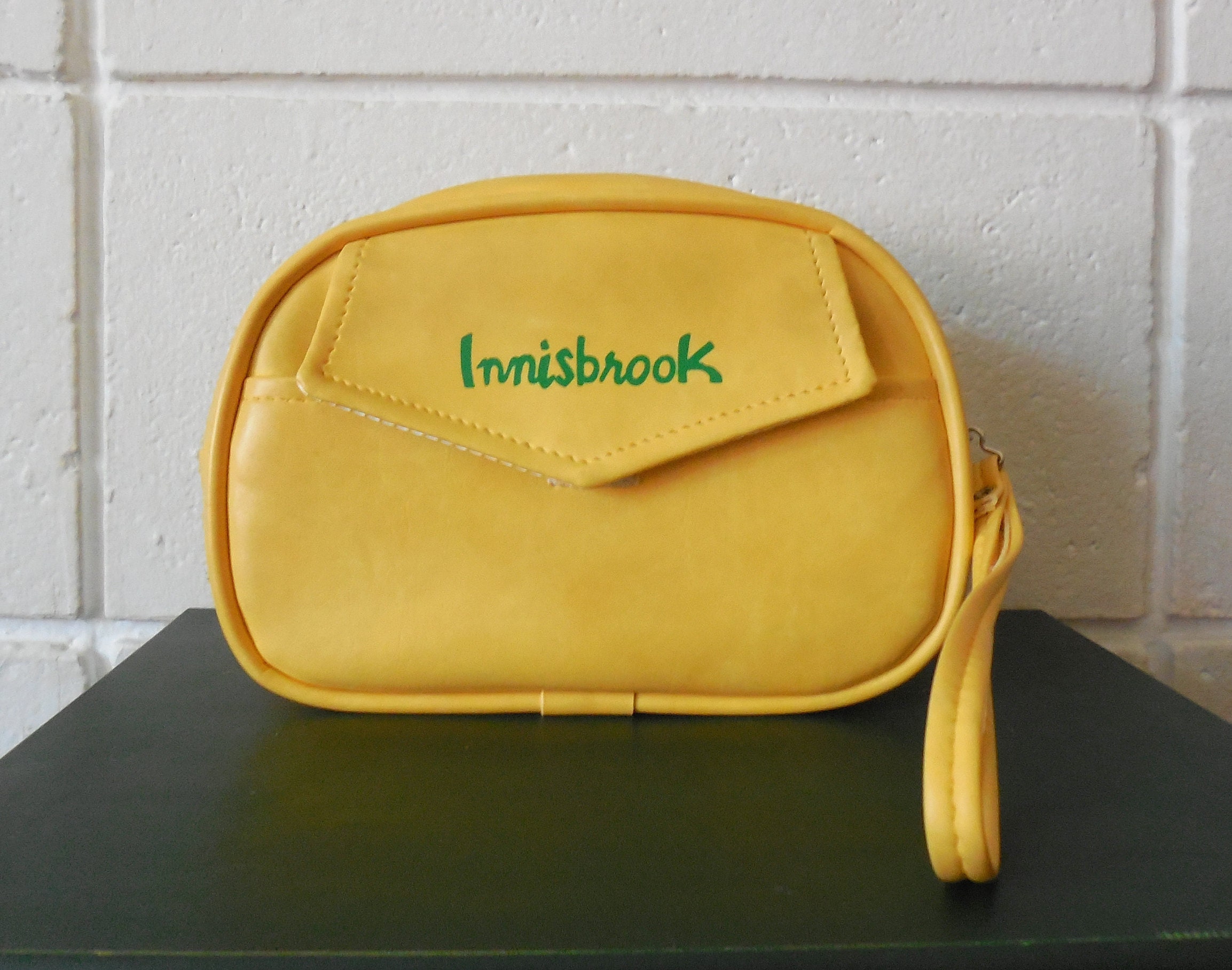 mustard yellow clutch purse