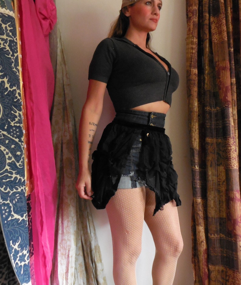 Beach bustle skirt Side slit skirt Mesh Layering Skirt Overskirt or underskirt Swimsuit coverup
