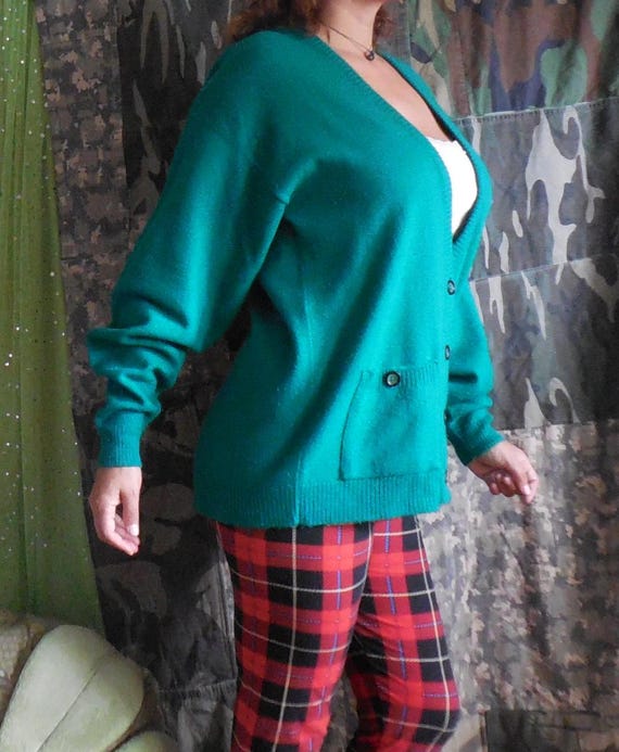 Miss Pendleton Button-up Wool Sweater * Size M * … - image 4