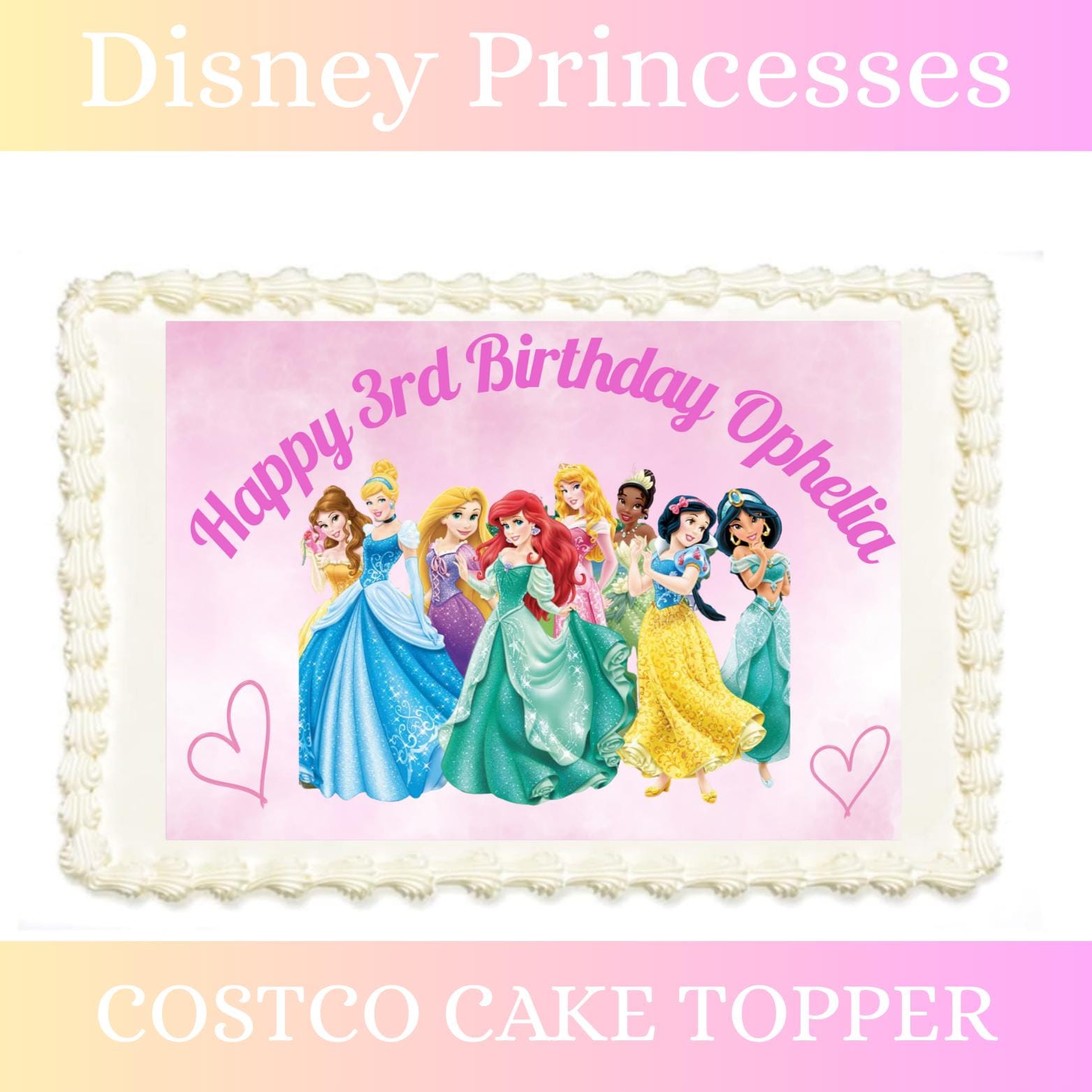 TOPPER TORTA DI Compleanno Floogals Glassa Rotonda Commestibile 7,5 8