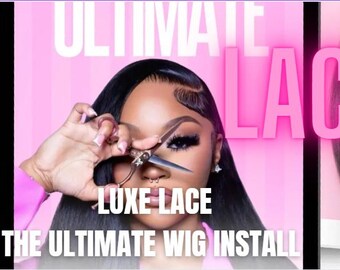 PLR EBOOK, lace wig class, lace installation, lace install, hair stylist, wig tutorial