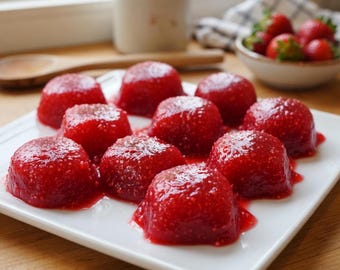 Strawberry Jelly Melts Recipe, Old Fashioned Jam (PDF Download)