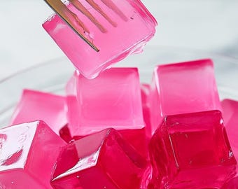 Receta de gelatina rosa para bajar de peso (PDF) – Snack de gelatina de 3 ingredientes – Descarga instantánea