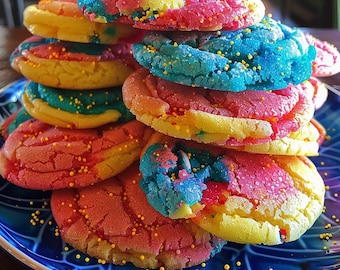 Soft & Chewy Jello Sugar Cookies – Printable Recipe Card (PDF Download)