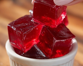 Pink Jello Abnehmrezept PDF - 3 Zutat Gelatine Snack - Sofort Download