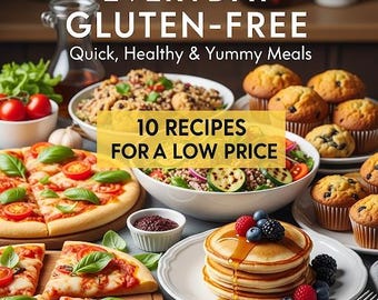 Everyday Gluten-Free Cookbook, Quick Healthy Meals, Gut-Health Recipes (Digital Download)