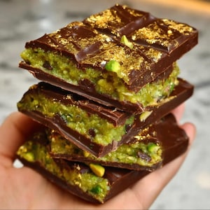 Recept Dubai-chocoladereep: dadels, saffraan en pistachenoten (pdf-download)