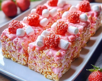 Strawberry Crunch Rice Krispie Treats Recipe