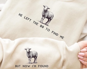 Lost Sheep Christian Design: Glaubensbasiertes Hemd, Jesus-Kleid (PNG-Datei)