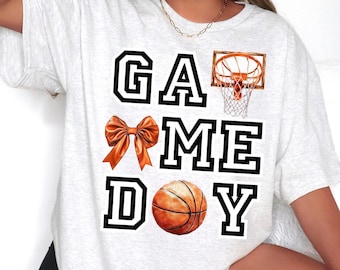 Coquette Basketball Mama Png, Game Day Shirt Design (Digital Download)