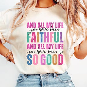 All My Life Faithful Png, Jesus Png, Bible Png, Bible Verse Png Design, Bible Jesus Design, Religious Png, Sublimate Designs Download