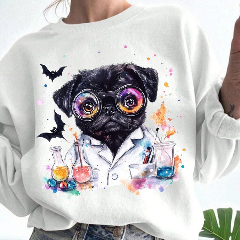 Halloween Dogs in Costume PNG Bundle – Watercolor Pet Illustrations - Etsy