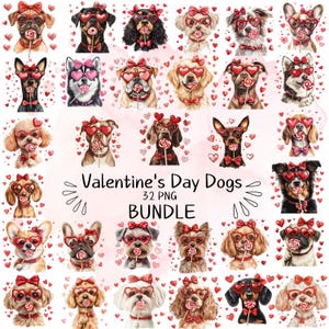 Pacote de cachorro Valentine png, cachorro com óculos em forma de coração, Valentine png, mãe de cachorro png, Dog Coquette png, seja meu namorado, mãe de namorados png