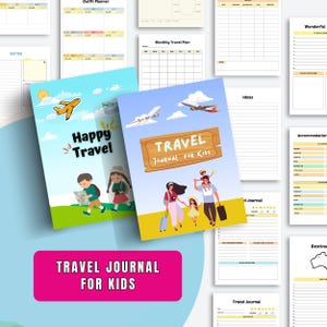Carnet de voyage pour enfants, livre de souvenirs d'aventures, activités d'écriture et de dessin amusantes pour les enfants, enregistrez vos aventures