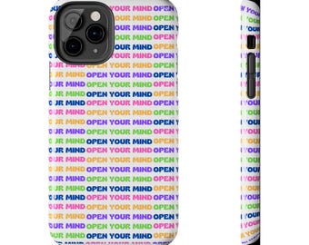 Open Your Mind Phone Case | Intellectual Freedom Case | Free Thought iPhone Cover | Motivational Phone Case | Minimalist Book Lover Case