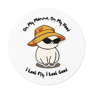 Cute Cat Vinyl Stickers | Fun, Whimsical Decals for Laptops, Water Bottles, and Gift Wrapping, Perfect for Cat Lovers!
