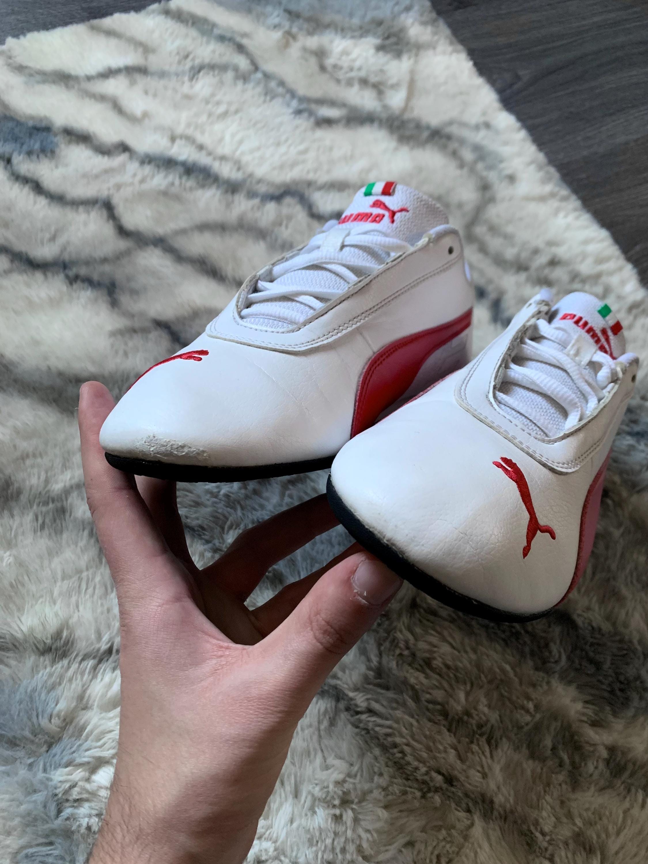 Vintage Y2K Puma Ferrari Leather Shoes Sneakers - Etsy